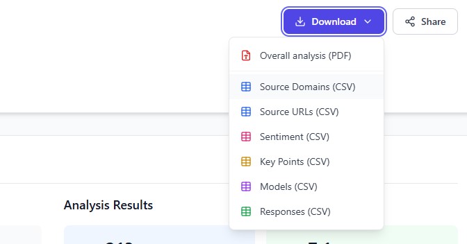Export & Reporting Tools
